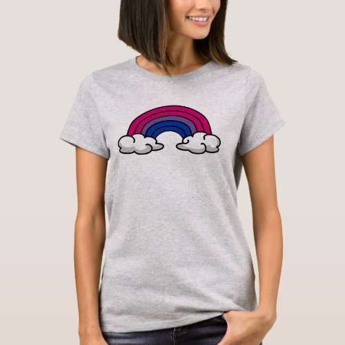 Bisexual Pride Rainbow T_Shirt