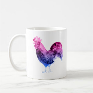 Bisexual Pride Rooster Coffee Mug