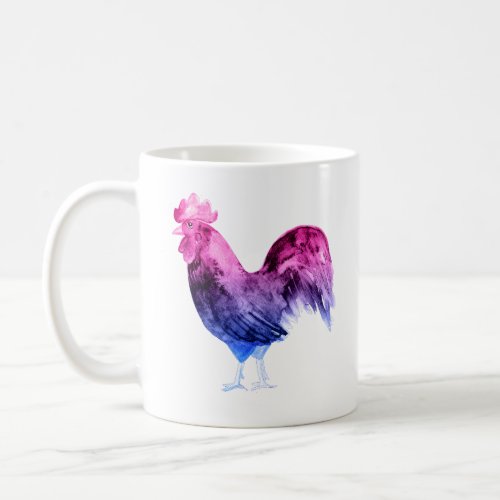 Bisexual Pride Rooster Coffee Mug