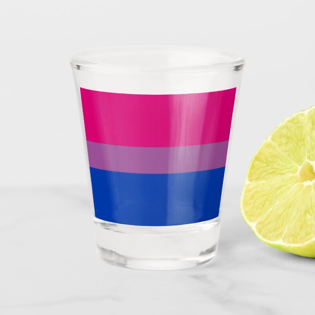 Bisexual Pride! Shot Glass (Front)