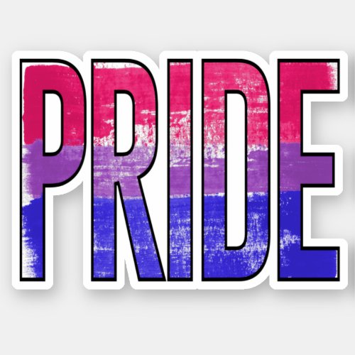 Bisexual Pride Sticker