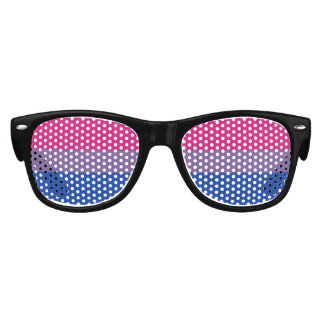 BISEXUAL PRIDE STRIPED HORIZONTAL - 2014 PRIDE.png Kids Sunglasses