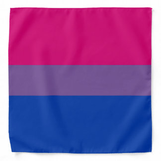 BISEXUAL PRIDE STRIPED HORIZONTAL BANDANA