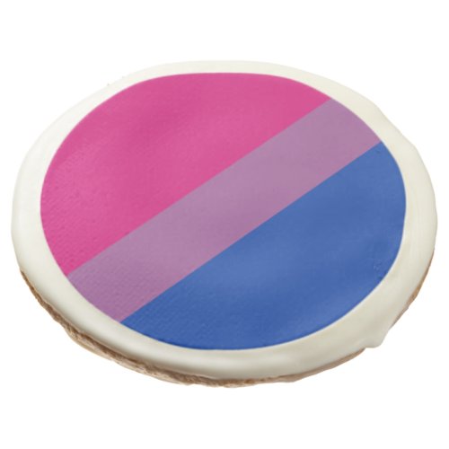 Bisexual Pride Sugar Cookie