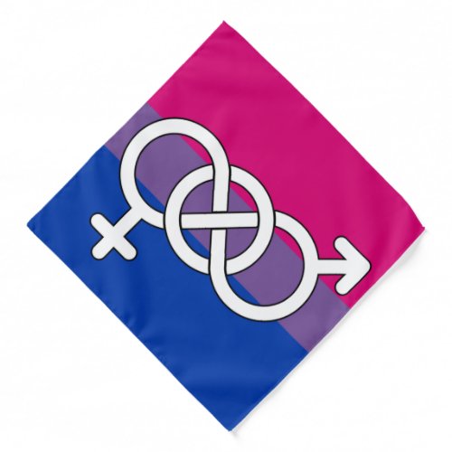 Bisexual Pride Symbol Flag Bandana
