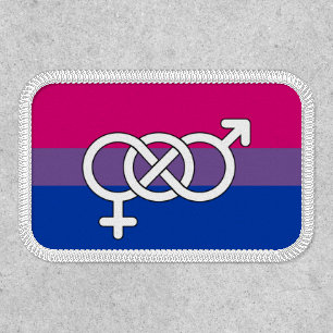 Bisexual Pride Symbol Flag Patch