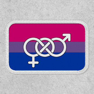 Bisexual Pride Symbol Flag Patch