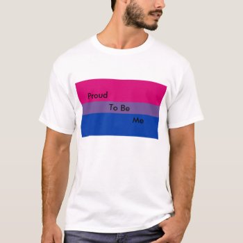 Bisexual Pride T-shirt by Wearables4Edibles at Zazzle