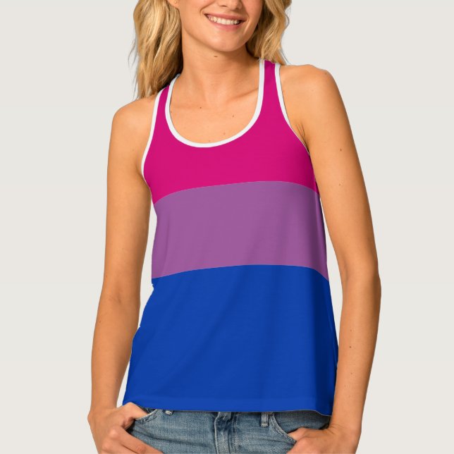 Bisexual Pride Tank Top (Front)