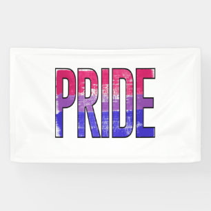 Bisexual Pride Word Banner