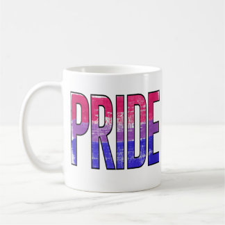 Bisexual Pride Word Coffee Mug