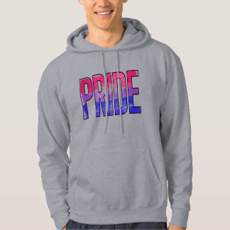Bisexual Pride Word Hoodie