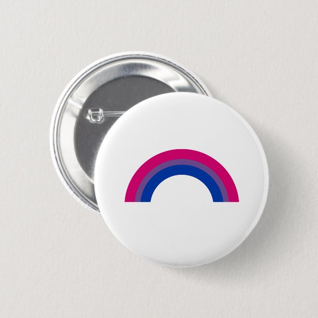 Bisexual Rainbow Button (Front & Back)