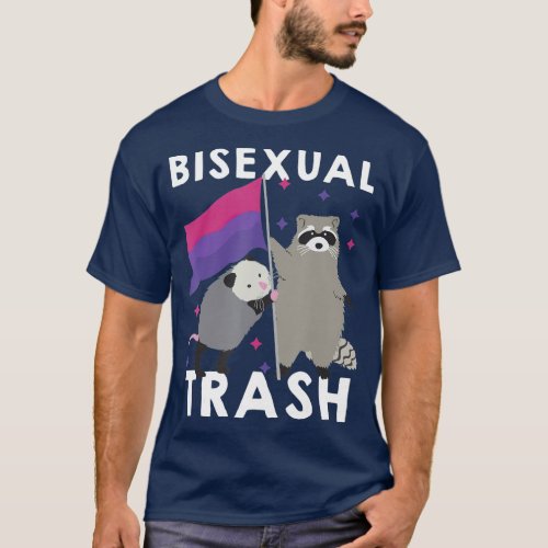 Bisexual rash  Gay Pride Rainbow LGB Raccoon T_Shirt