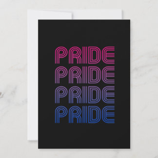 Bisexual Retro Pride Holiday Card
