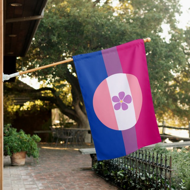Bisexual Sapphic Pride Flag (In SItu)