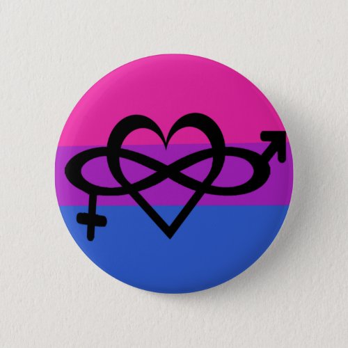 Bisexual Symbol Awareness Pride Button