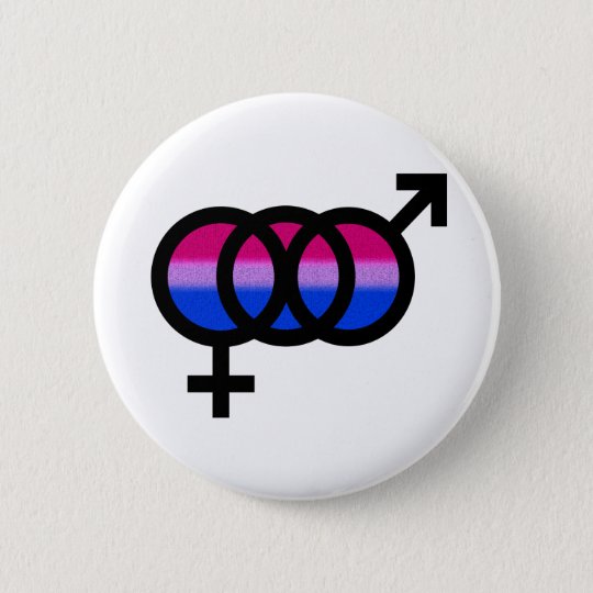 Bisexual Symbol Button