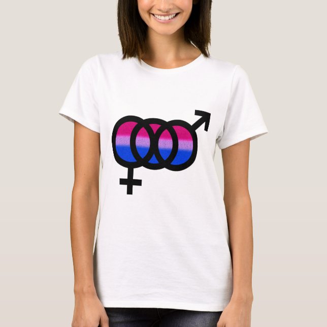 Bisexual Symbol T-Shirt (Front)