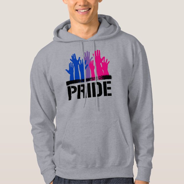 Bisexual Together Pride Hoodie (Front)