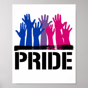 Bisexual Together Pride Poster