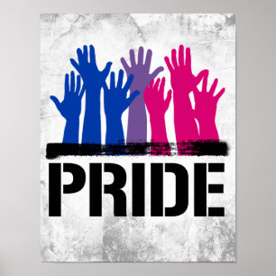 Bisexual Together Pride Poster