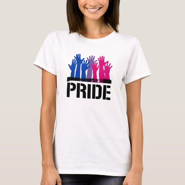 Bisexual Together Pride T-Shirt (Front)