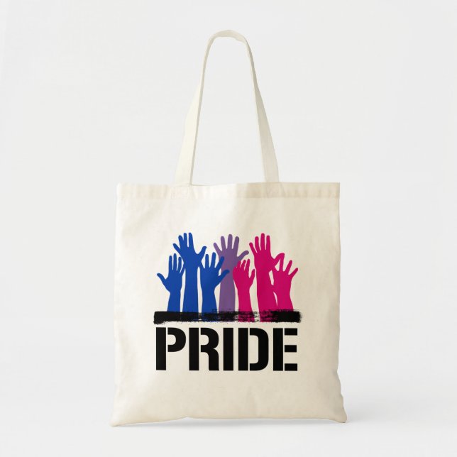 Bisexual Together Pride Tote Bag (Front)