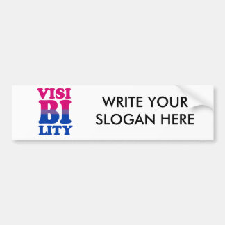 Bisexual Visibility Bumper Sticker