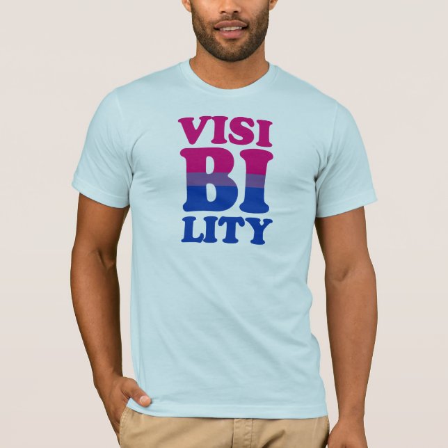 Bisexual Visibility T-Shirt (Front)