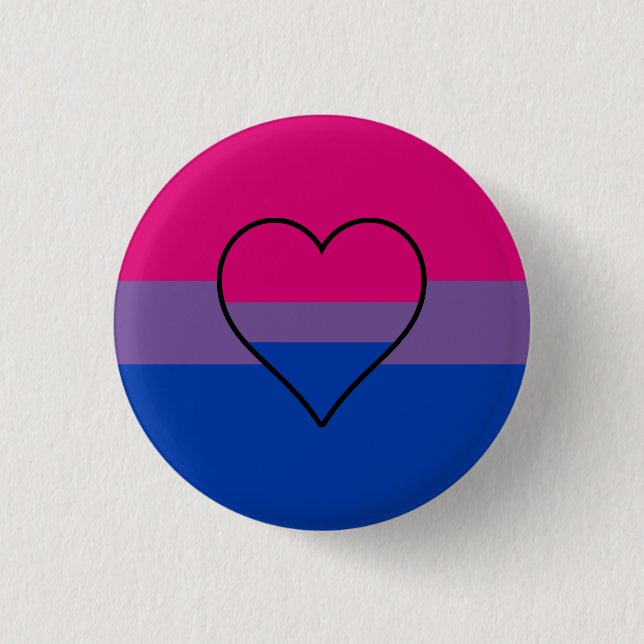 Bisexuality flag button (Front)