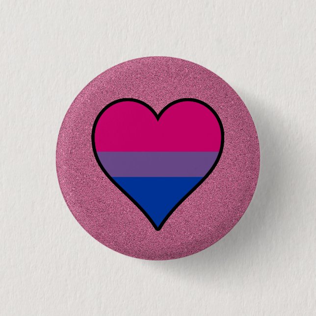 Bisexuality flag button (Front)