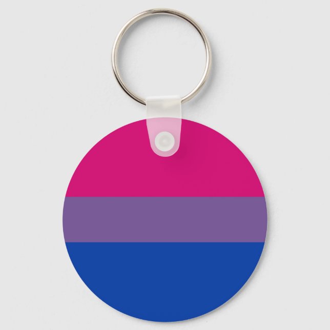 Bisexuality flag Keychain (Front)