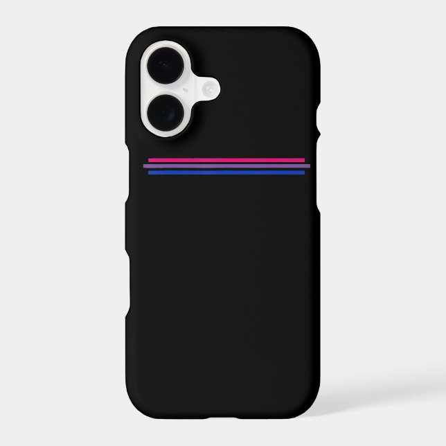 Bisexuality Flag LGBT Bisexual Pride Iphone Case (Back)