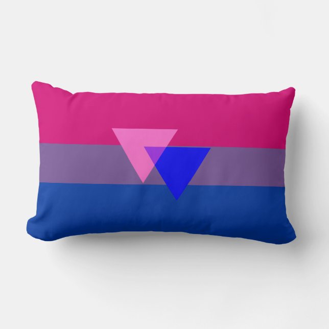 Bisexuality flag pillow (Front)