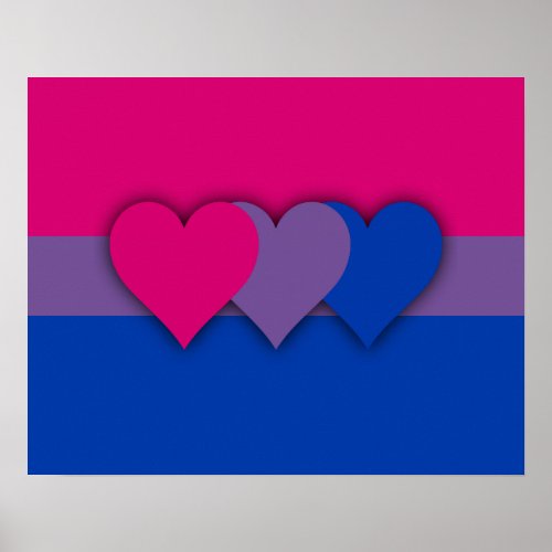 Bisexuality flag Poster