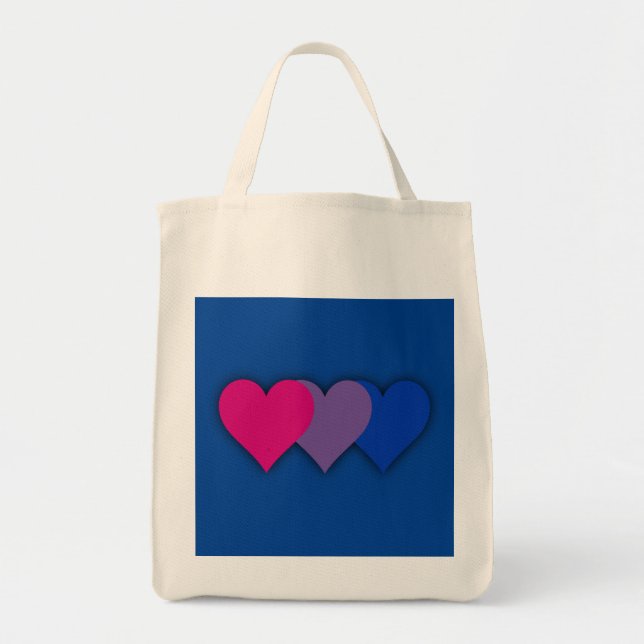 Bisexuality flag Poster Tote Bag (Front)