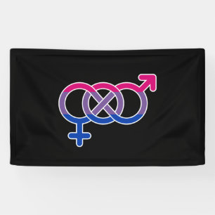Bisexuality Gender Symbol Banner