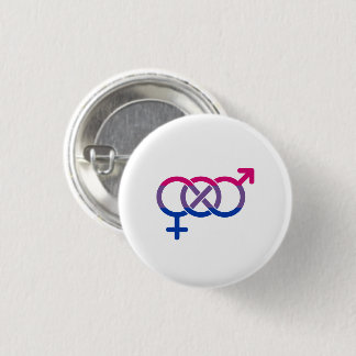 Bisexuality Gender Symbol Button