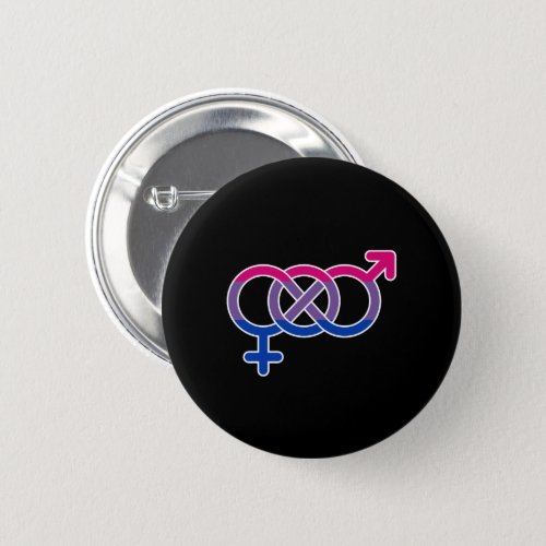 Bisexuality Gender Symbol Button