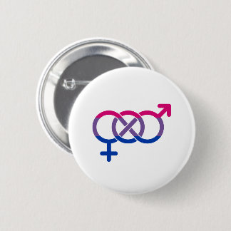 Bisexuality Gender Symbol Button