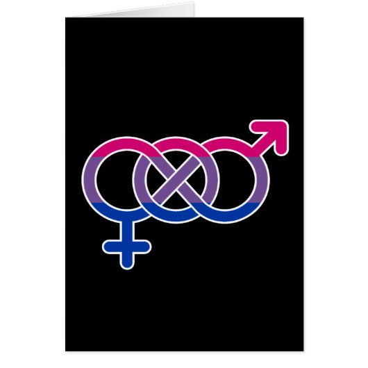 Bisexuality Gender Symbol Cards (Front)