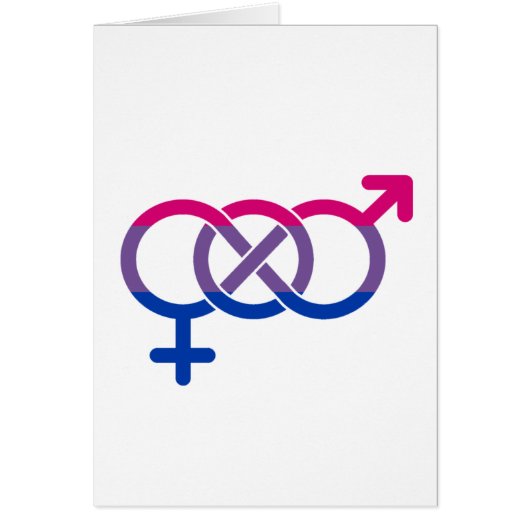 Bisexuality Gender Symbol Cards (Front)