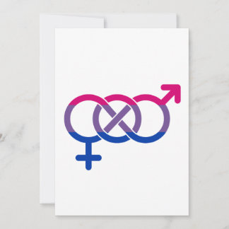 Bisexuality Gender Symbol Holiday Card