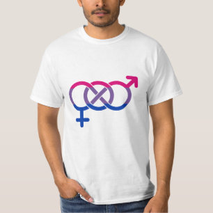 Bisexuality Gender Symbol T-Shirt