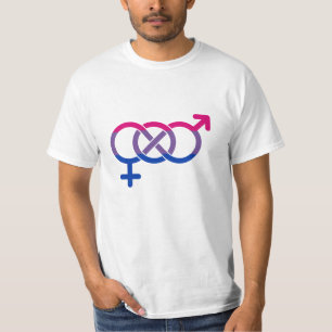 Bisexuality Gender Symbol T-Shirt