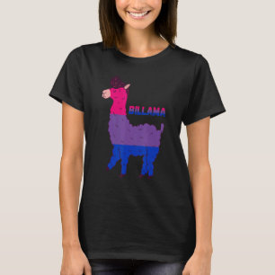 Bisexuality Llama Bisexual Flag Bi LGBTQ Bisexual T-Shirt