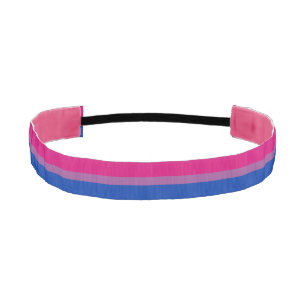 Bisexuality Pride flag Athletic Headband