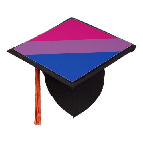 Bisexuality Pride flag Graduation Cap Topper