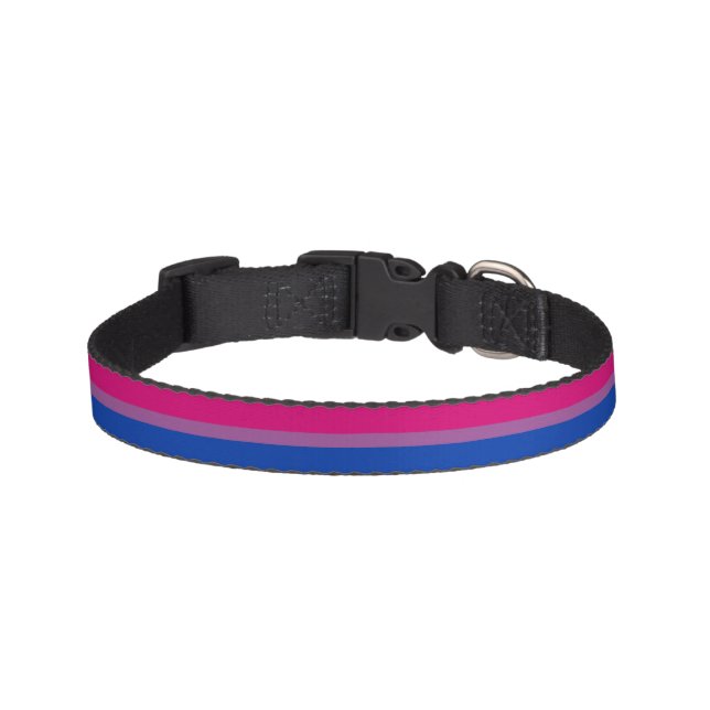 Bisexuality Pride flag Pet Collar (Front)